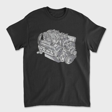 Engine, Unisex Men's T-Shirt