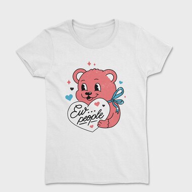 Ew People Pink Teddy, Women's T-Shirt