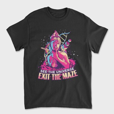 Exit the Maze Girl, Unisex Men's T-Shirt