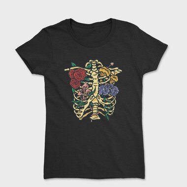 Flowers and Mushrooms, Women's T-Shirt