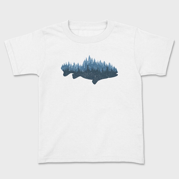 Forest Fish, Kids' T-Shirt