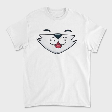Fox Face Mask, Unisex Men's T-Shirt