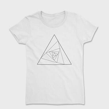 Geometric Triangle, Women's T-Shirt