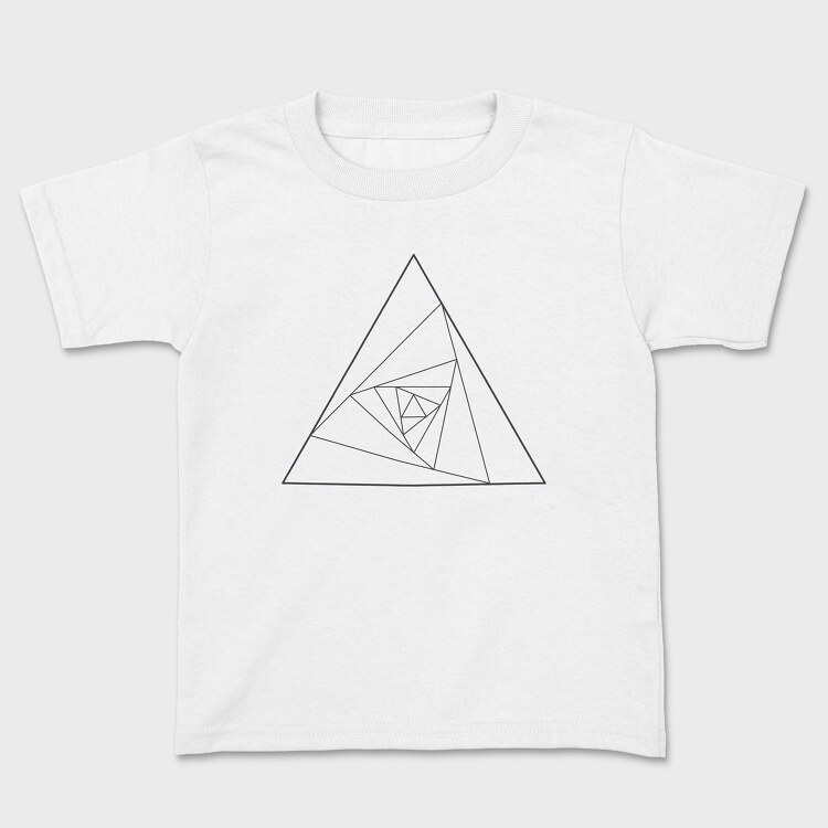 Geometric Triangle, Kids' T-Shirt