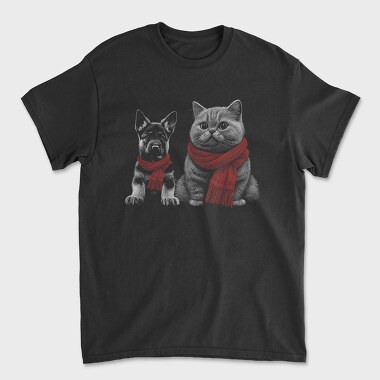 German Shepherd Cat, Unisex Men's T-Shirt
