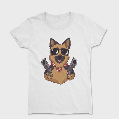German Shepherd Guns, Women's T-Shirt