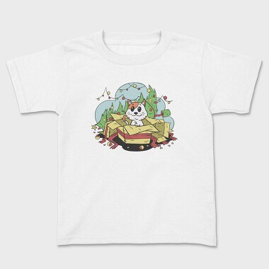 Gift Cat, Kids' T-Shirt