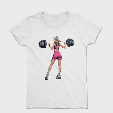 Girl Lifting Weights, Women's T-Shirt