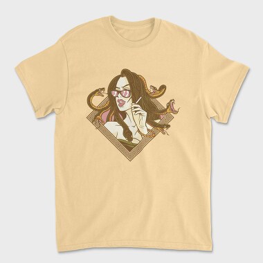 Girl Snakes, Unisex Men's T-Shirt
