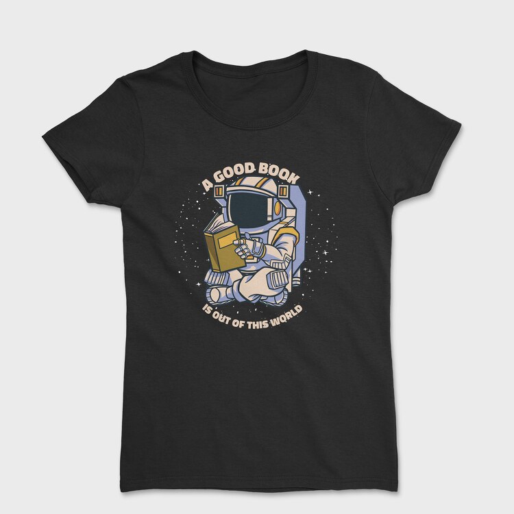 Good Book Astronaut, Дамска Тениска