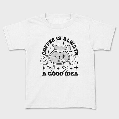 Good Idea Coffee, Kids' T-Shirt
