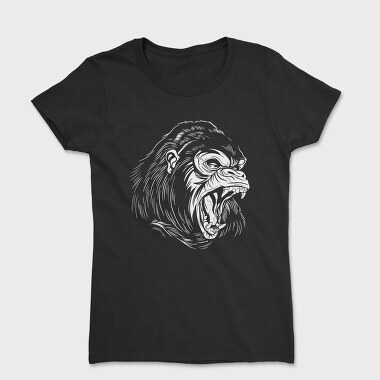 Gorilla Monochrome, Women's T-Shirt