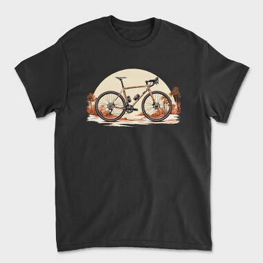 Gravel Bike, Unisex Men's T-Shirt