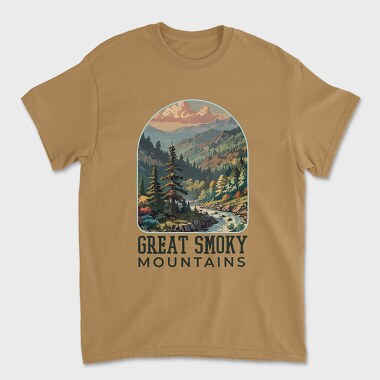 Great Smoky Mountains, Unisex Men's T-Shirt