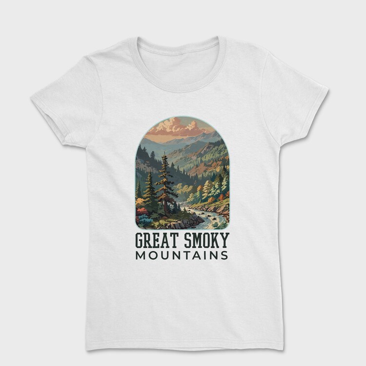 Great Smoky Mountains, Women's T-Shirt