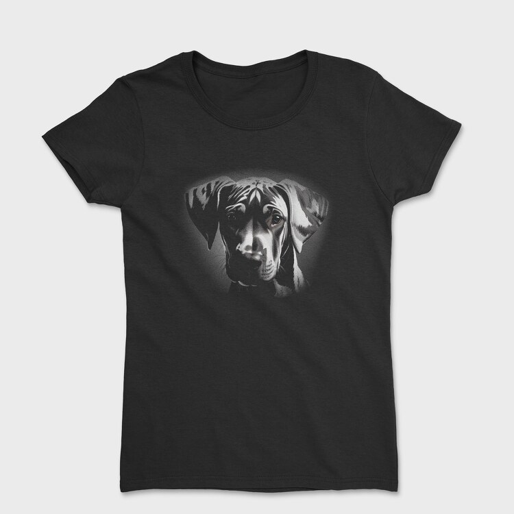 Greatdane Puppy Monochrome, Women's T-Shirt