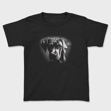 Greatdane Puppy Monochrome, Kids' T-Shirt
