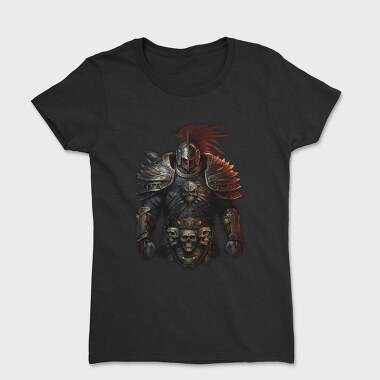 Grim Warrior Skull, Women's T-Shirt