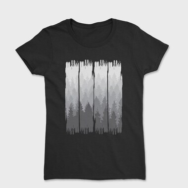 Grunge Forest, Women's T-Shirt