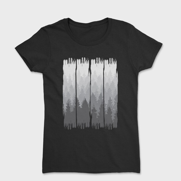 Grunge Forest, Women's T-Shirt