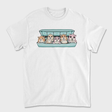 Guinea Pig Pill Organizer, Унисекс Мъжка Тениска