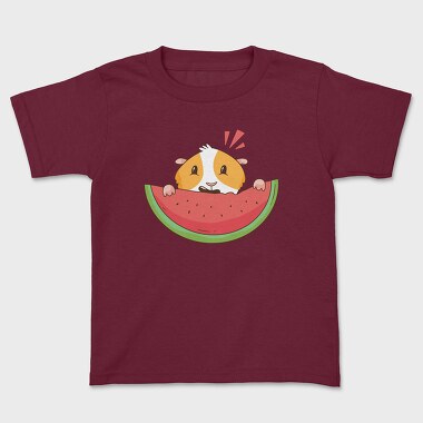 Guinea Pig Watermelon, Kids' T-Shirt