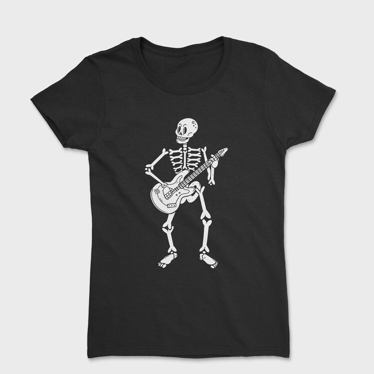 Guitar Skull, Дамска Тениска