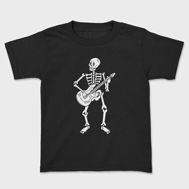 Guitar Skull, Kids' T-Shirt