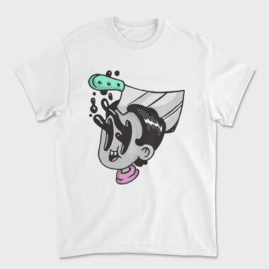 Halloween Retro Cartoon Character 4, Unisex Men's T-Shirt