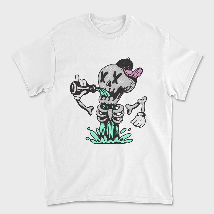 Halloween Retro Cartoon Character 5, Unisex Men's T-Shirt