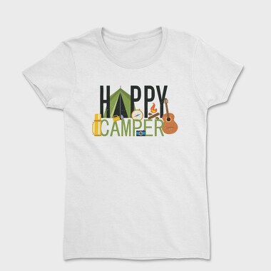 Happy Camper Elements, Women's T-Shirt