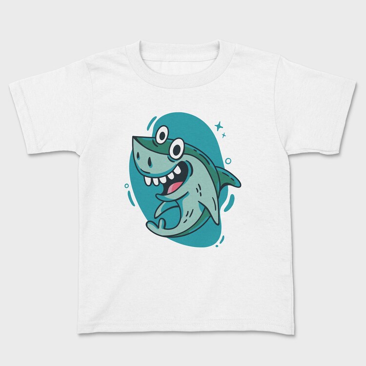 Happy Shark Cartoon, Детска Тениска