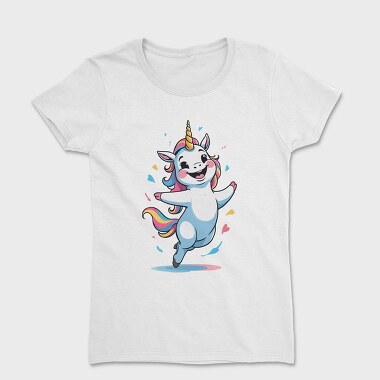 Happy Unicorn, Women's T-Shirt
