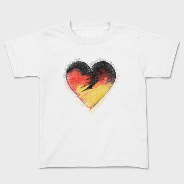 Heart Handdrawn, Kids' T-Shirt