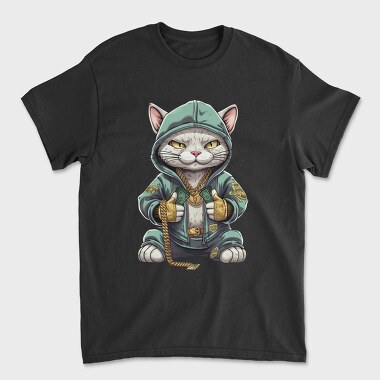 Hiphop Cat, Unisex Men's T-Shirt