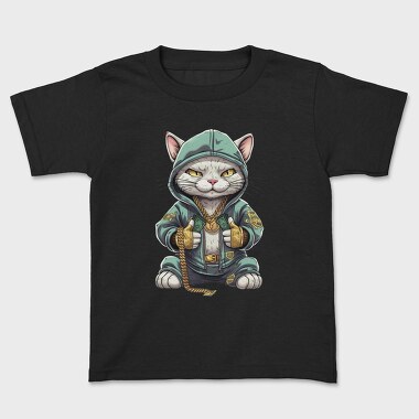 Hiphop Cat, Kids' T-Shirt