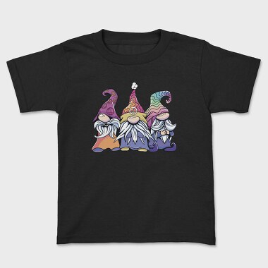 Hippie Gnomes Pastel, Kids' T-Shirt