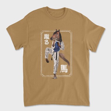 Unisex Men's T-Shirt, Horse Karate
