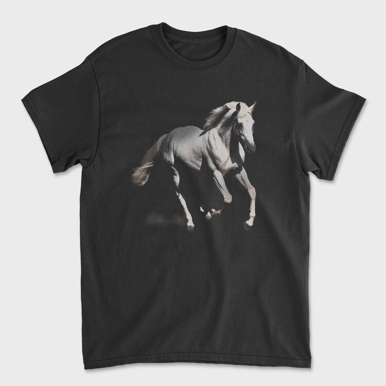 Horse Monochrome, Унисекс Мъжка Тениска
