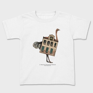 House Animal Ostrich, Kids' T-Shirt