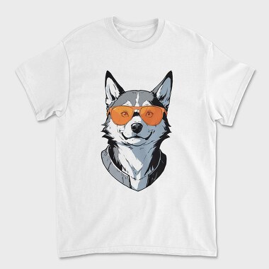 Husky Sungalsses, Unisex Men's T-Shirt