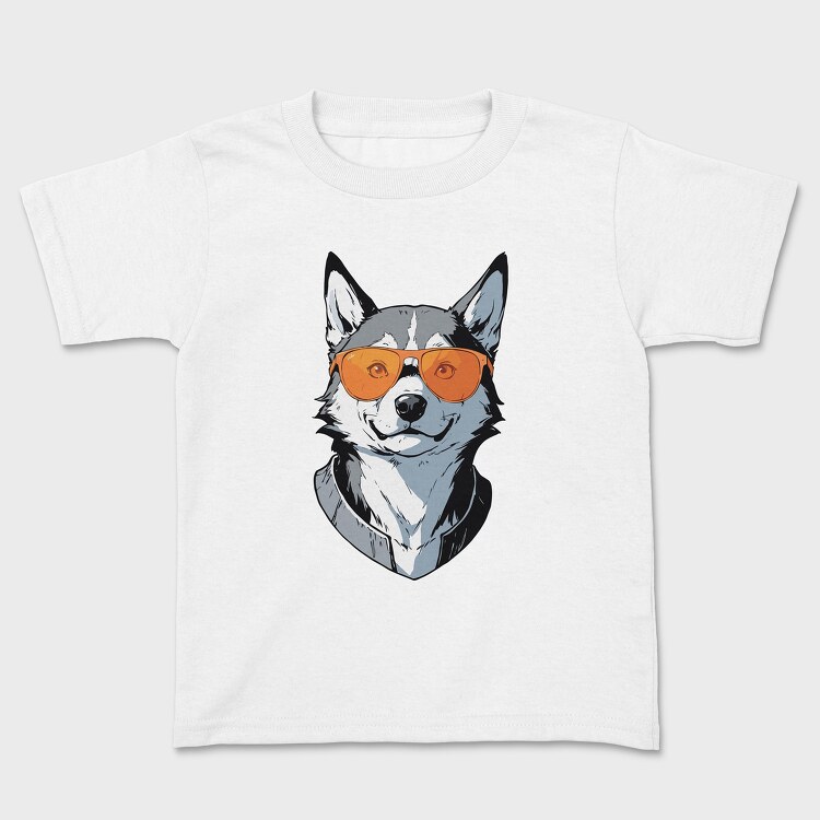 Husky Sungalsses, Kids' T-Shirt