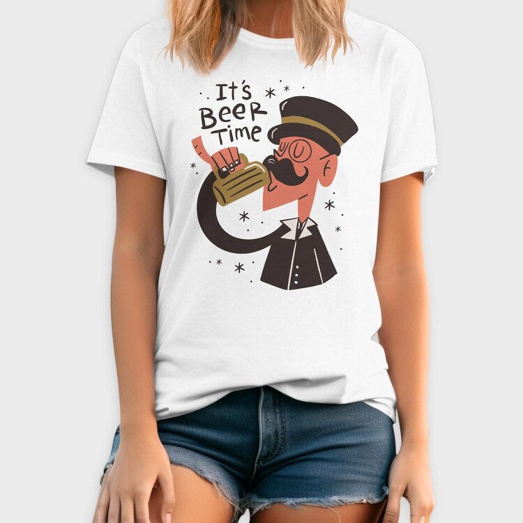 Beer Dog, Women's T-Shirt