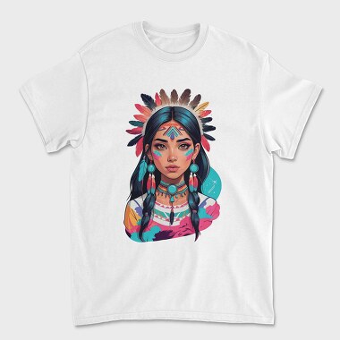 Indian Woman, Unisex Men's T-Shirt