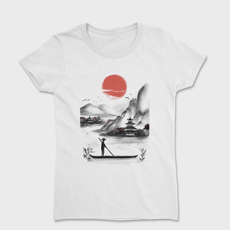 Japanese Landscape, Дамска Тениска