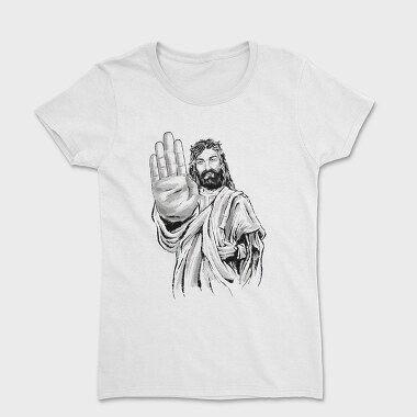 Дамска Тениска, Jesus Stop Sign