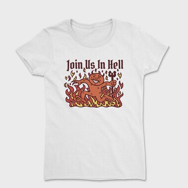 Join Us in Hell Devil, Women's T-Shirt
