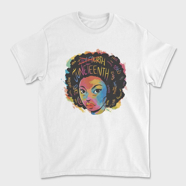 Juneteenth Tie Dye, Unisex Men's T-Shirt