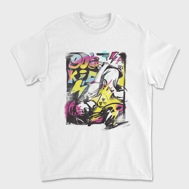 Kid Skate Graffiti, Unisex Men's T-Shirt