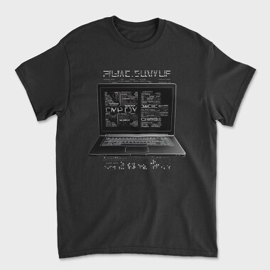 Laptop Programmer Codes, Unisex Men's T-Shirt